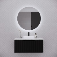 Round Led Mirror Shaving Cabinet